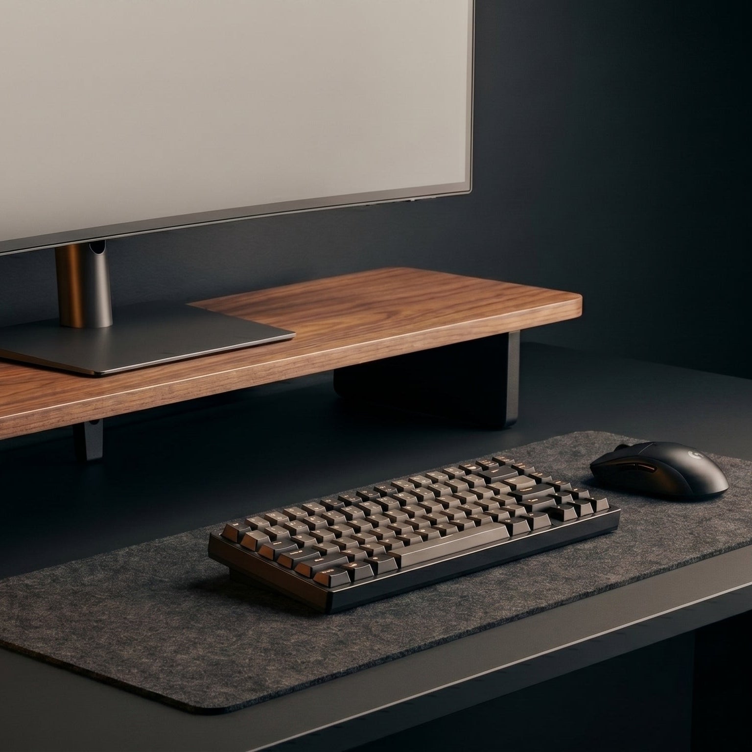 Zavvox Walnut Pro Monitor Stand