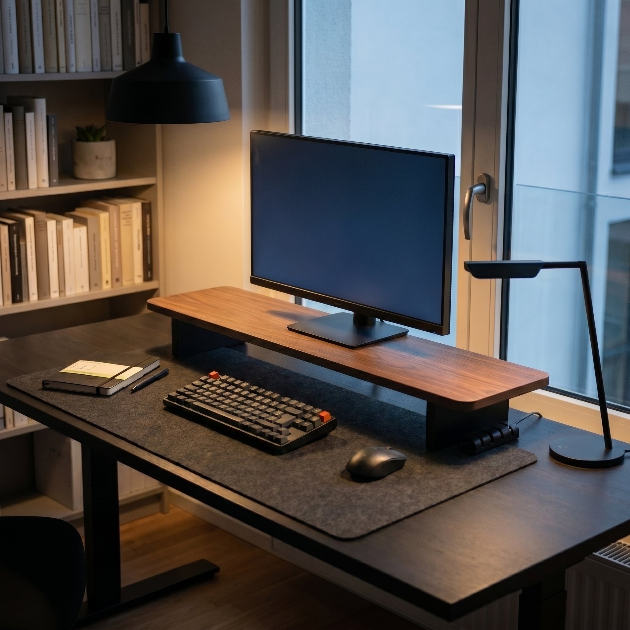 Zavvox Walnut Pro Monitor Stand