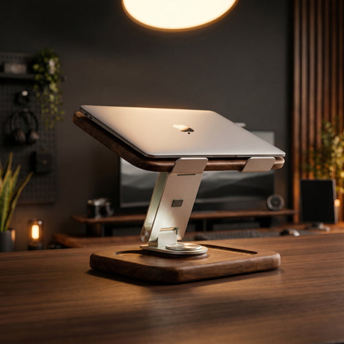Walnut Pro Laptop Stand