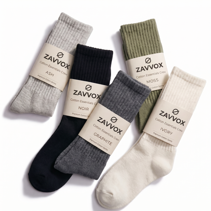 Cotton Essentials Crew Socks (5-Pack)